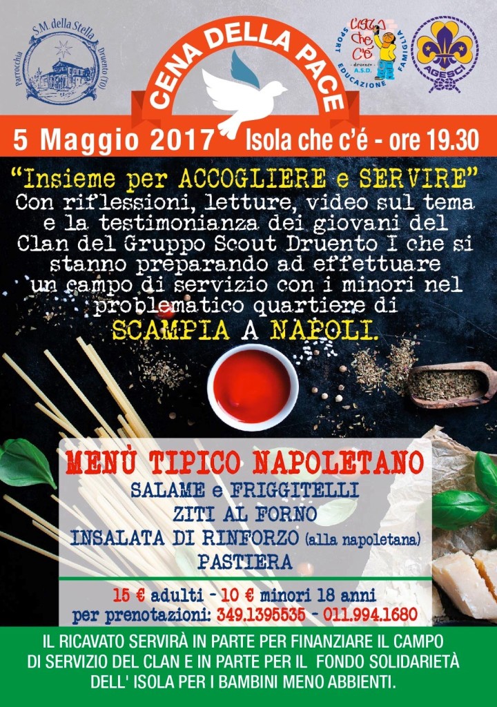 Cena della pace 2017